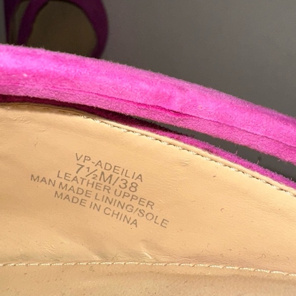 Vince Camuto VP-ADEILIA Pointed Toe Heels in Drama Pink Size 7.5 - Picture 10 of 12